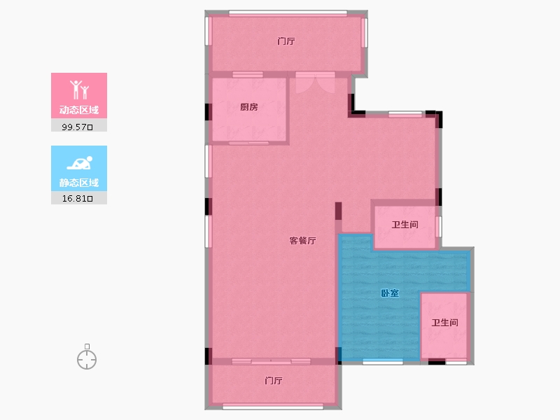 广东省-梅州市-岭南院子-105.49-户型库-动静分区