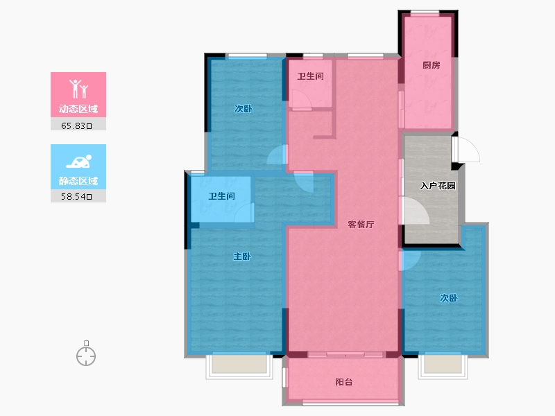 山东省-济宁市-名仕城-120.00-户型库-动静分区