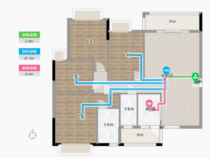 广东省-梅州市-佳旺尚江府-117.47-户型库-动静线