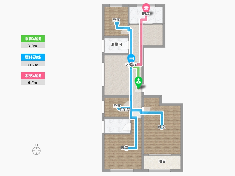 山东省-潍坊市-邦盛书香院-101.79-户型库-动静线