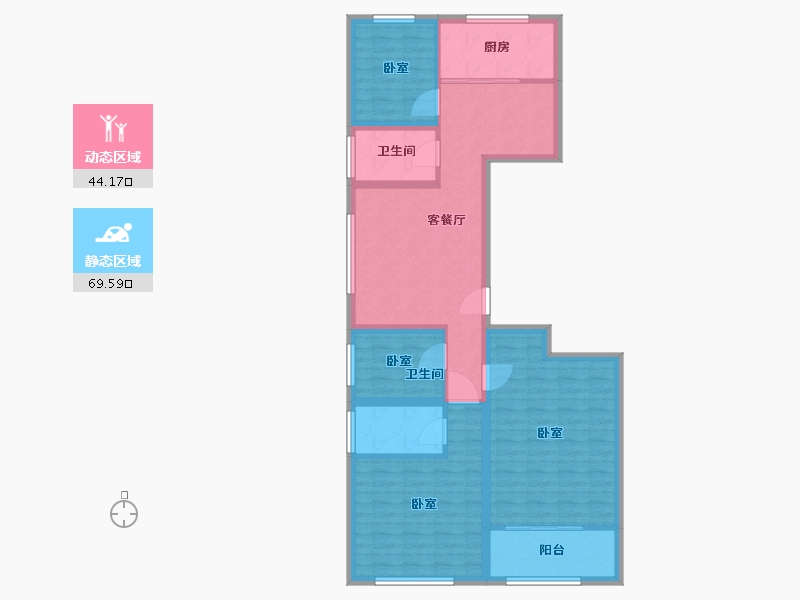 山东省-潍坊市-邦盛书香院-101.79-户型库-动静分区