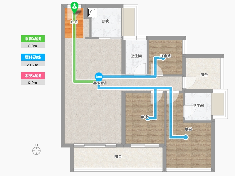 广东省-惠州市-华廷悦府-82.62-户型库-动静线