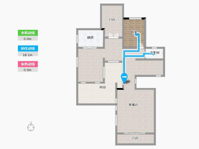 广东省-梅州市-岭南院子-152.69-户型库-动静线