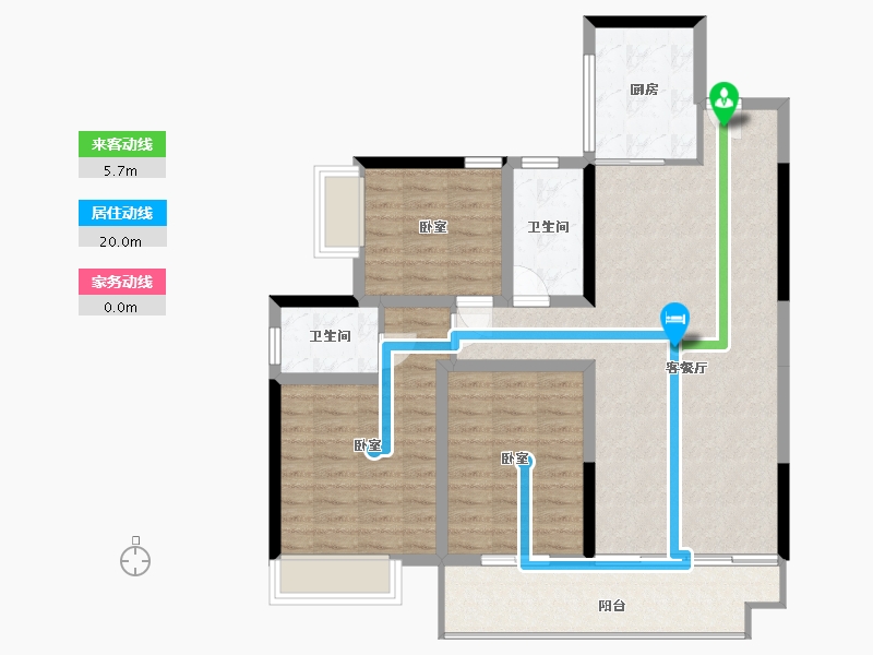 湖南省-郴州市-桂东县汇达豪庭-99.28-户型库-动静线