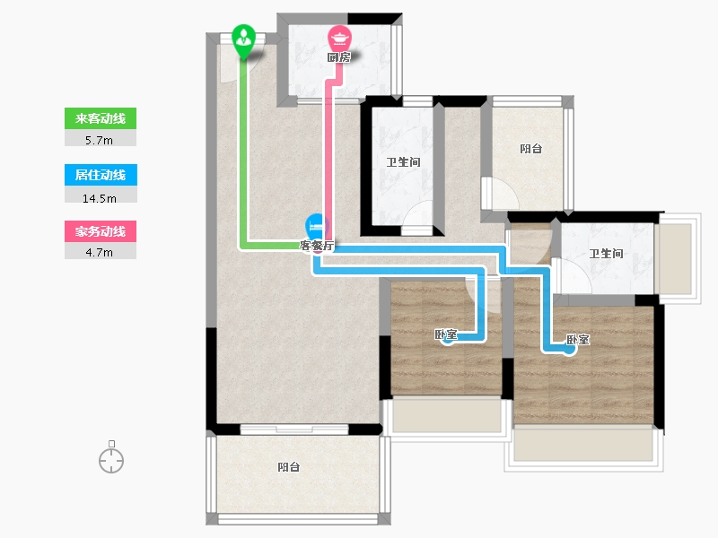 广东省-河源市-铭成华府-74.00-户型库-动静线