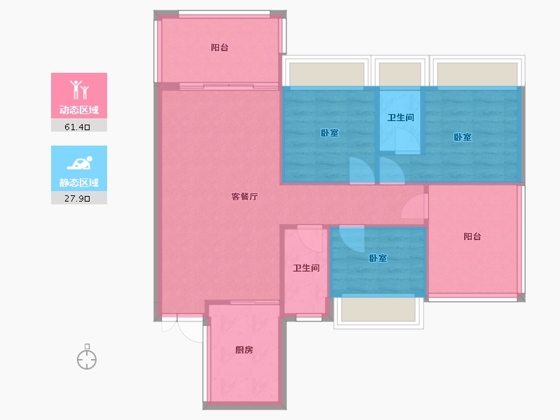 广东省-湛江市-沿江壹号-81.09-户型库-动静分区