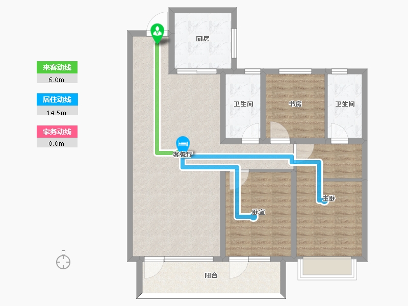 山东省-青岛市-海尔产城创东方学府-102.10-户型库-动静线