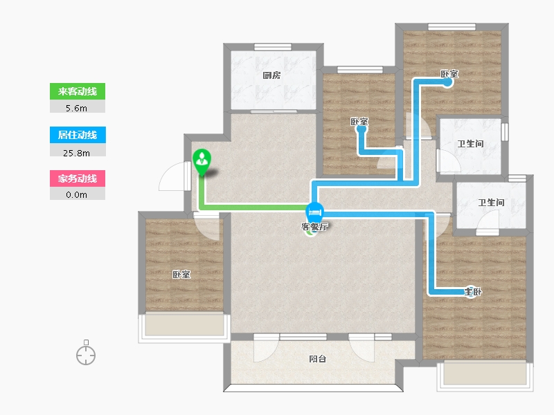 山东省-青岛市-佳兆业悦峰-114.17-户型库-动静线