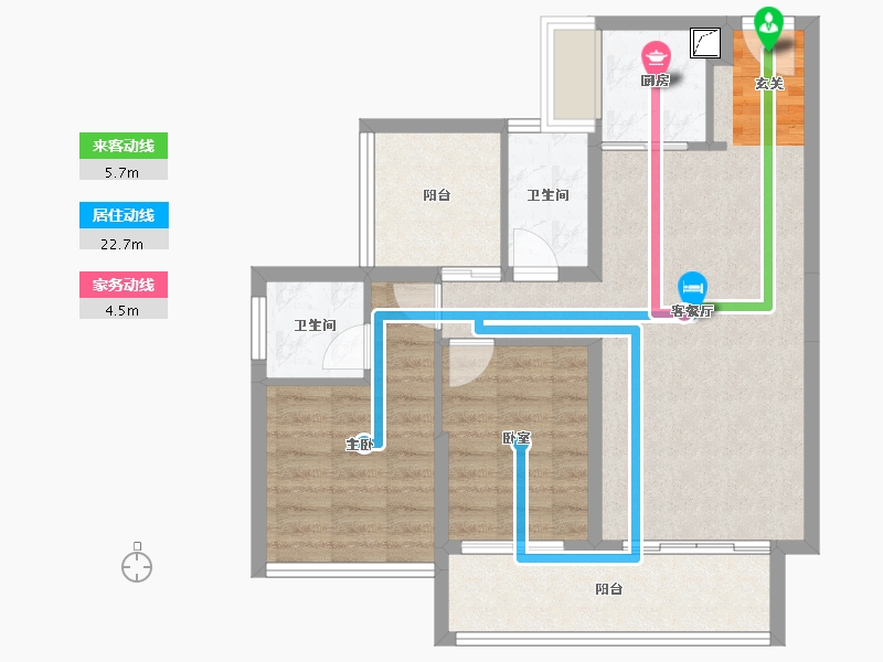 广东省-惠州市-华廷悦府-75.23-户型库-动静线