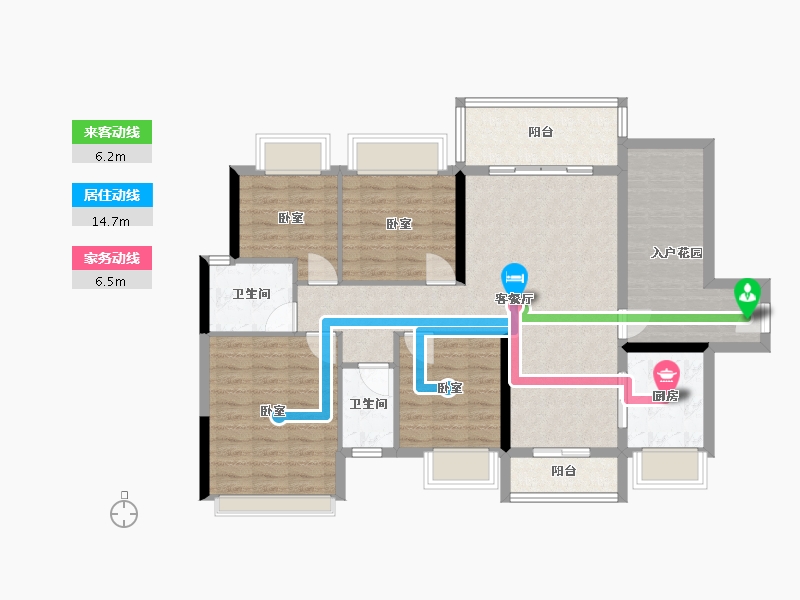 广东省-河源市-东海国际新城-106.35-户型库-动静线