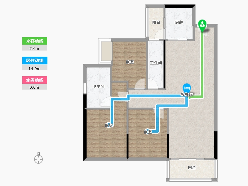 广东省-东莞市-嘉宏锦峯-97.05-户型库-动静线