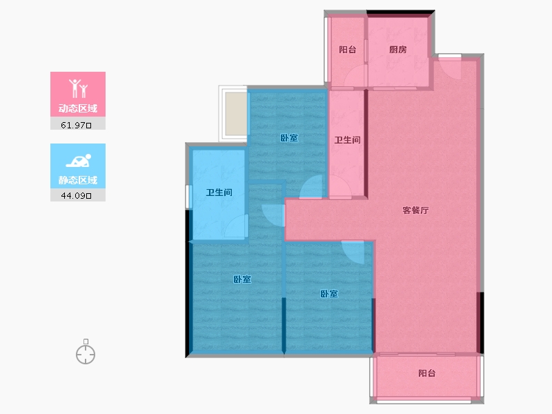 广东省-东莞市-嘉宏锦峯-97.05-户型库-动静分区