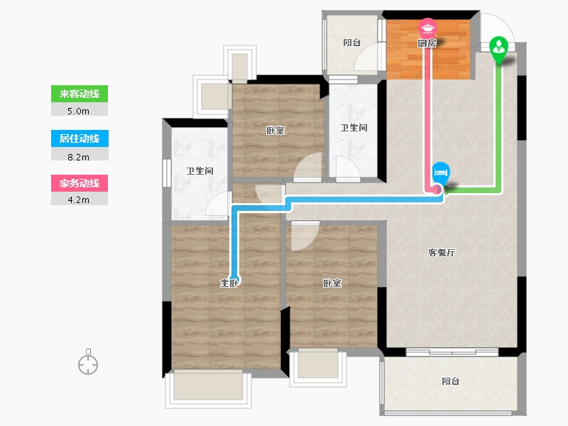 广西壮族自治区-贺州市-天池山中脊-81.87-户型库-动静线