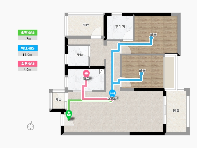 广东省-河源市-龙光玖誉湖-72.20-户型库-动静线