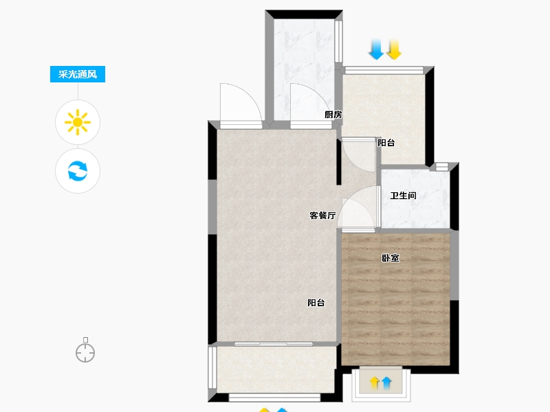 江苏省-苏州市-佳兆业君汇上品-62.01-户型库-采光通风