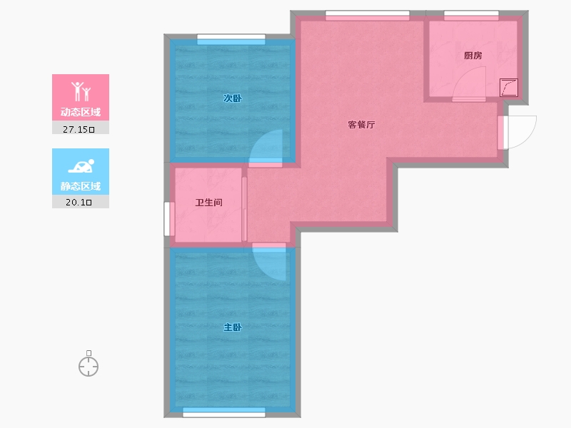 吉林省-长春市-融创洋浦壹號-41.14-户型库-动静分区