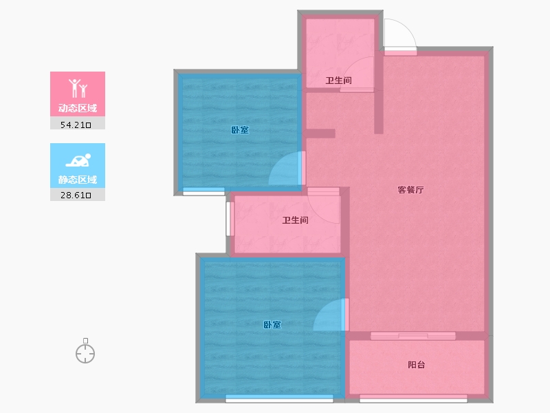 山东省-济宁市-金悦国际-74.01-户型库-动静分区