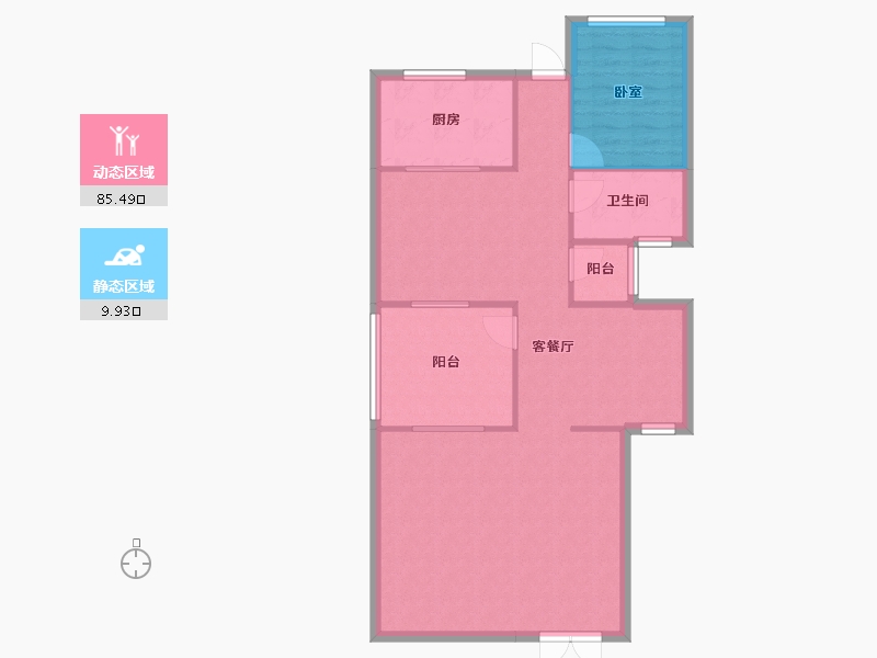 广东省-东莞市-嘉宏锦峯-87.81-户型库-动静分区