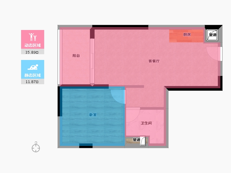 广东省-阳江市-阳江富力湾-43.28-户型库-动静分区