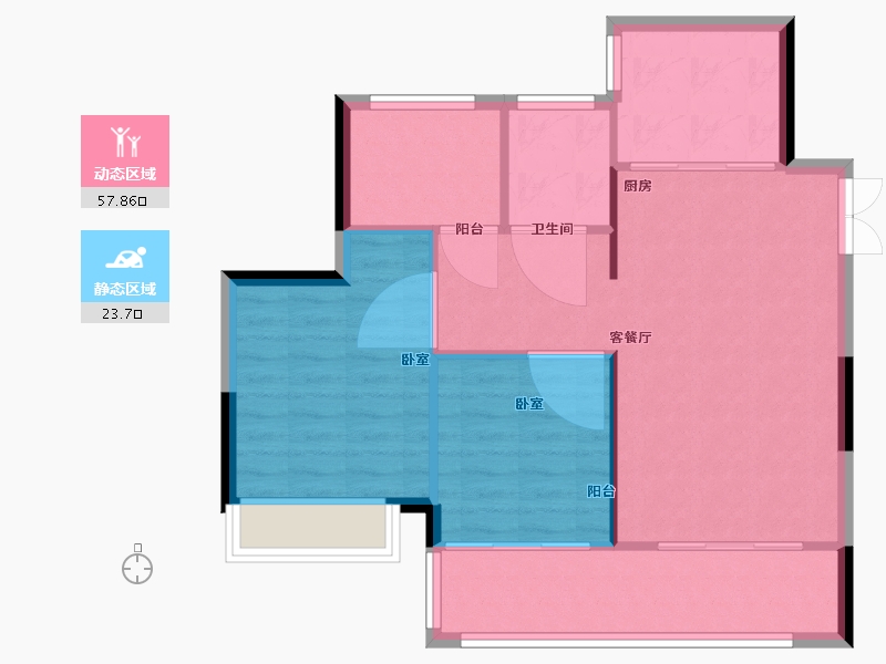 江苏省-苏州市-佳兆业君汇上品-75.01-户型库-动静分区