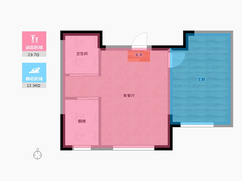 吉林省-长春市-后现代橙-39.01-户型库-动静分区