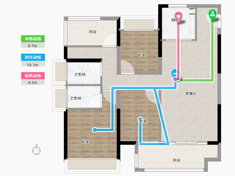 广东省-广州市-中海阅湖壹号-103.01-户型库-动静线