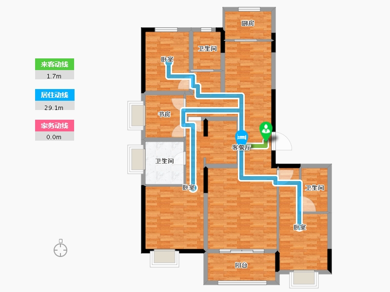 河南省-开封市-林语溪-125.61-户型库-动静线