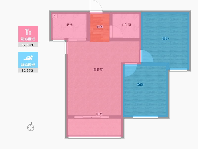 山东省-泰安市-金色领域-75.01-户型库-动静分区