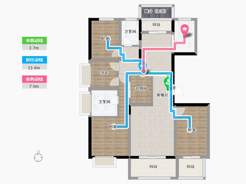 河南省-开封市-林语溪-123.00-户型库-动静线