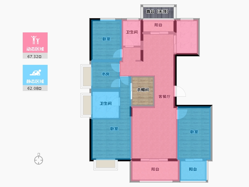 河南省-开封市-林语溪-123.00-户型库-动静分区