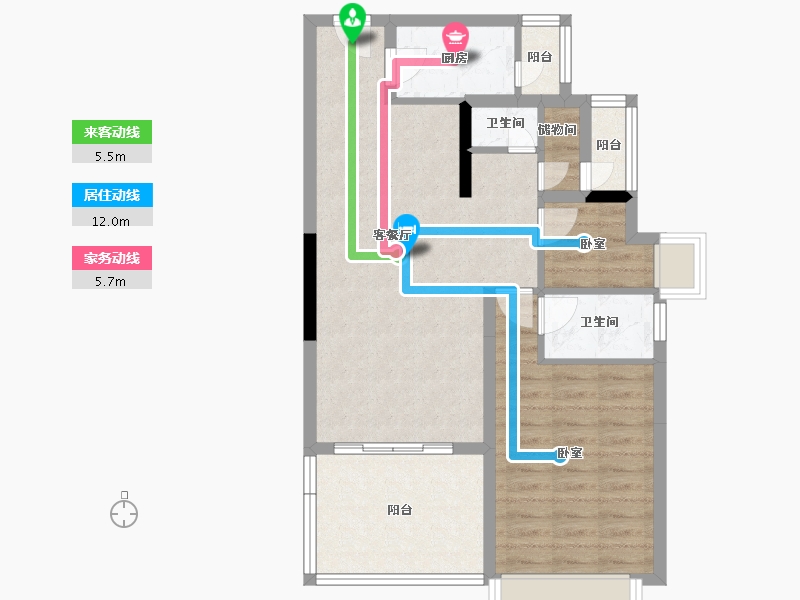 广东省-河源市-中兴体育新城-72.94-户型库-动静线