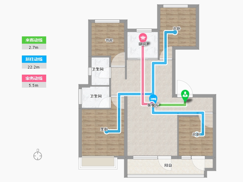 山东省-潍坊市-潍坊商谷-100.00-户型库-动静线