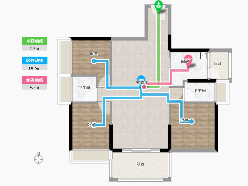 广东省-阳江市-星海湾-93.01-户型库-动静线