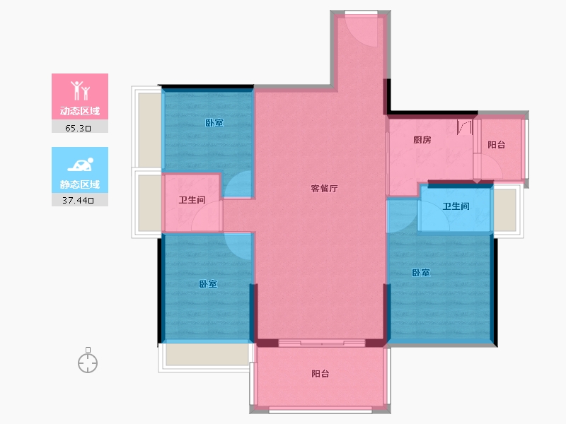 广东省-阳江市-星海湾-93.01-户型库-动静分区