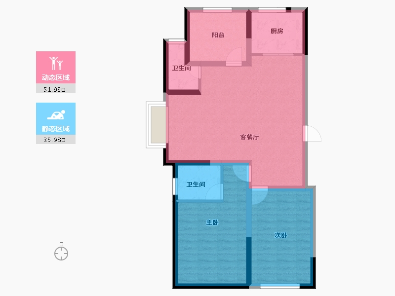 山东省-济宁市-名仕城-78.51-户型库-动静分区