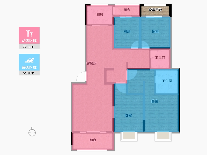 河南省-开封市-林语溪-122.69-户型库-动静分区