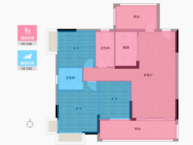 广东省-阳江市-宏强时代-94.16-户型库-动静分区