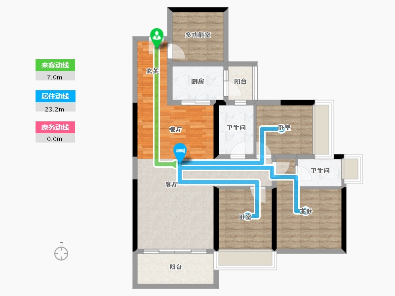 湖南省-衡阳市-合兴顺湖城-97.27-户型库-动静线