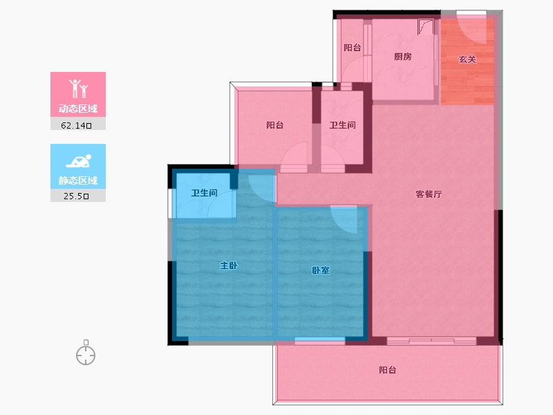 广东省-惠州市-御水龙庭-78.03-户型库-动静分区