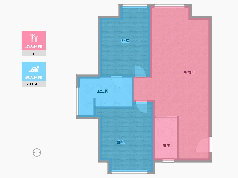 广东省-河源市-客天下河源-73.00-户型库-动静分区