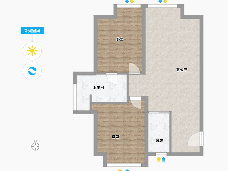 广东省-河源市-客天下河源-73.00-户型库-采光通风