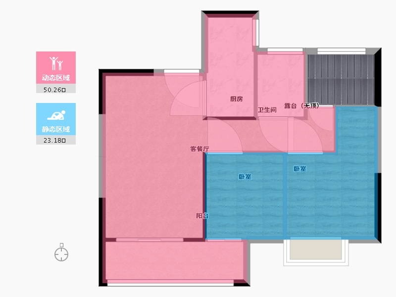 江苏省-苏州市-佳兆业君汇上品-72.01-户型库-动静分区