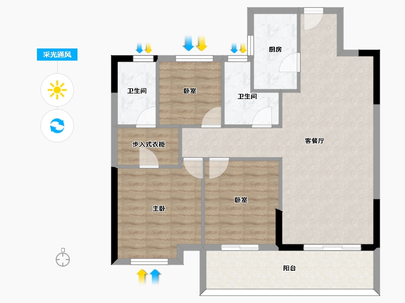 安徽省-黄山市-中科智宸-91.15-户型库-采光通风