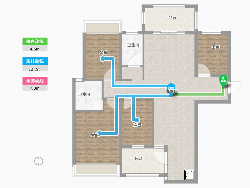 广东省-汕头市-金紫名邦-116.01-户型库-动静线