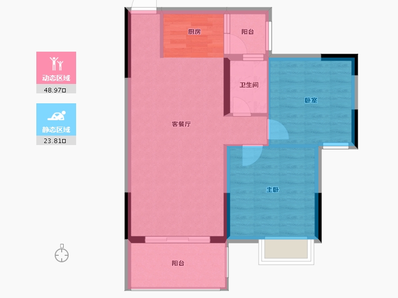 广西壮族自治区-贺州市-天池山中脊-65.70-户型库-动静分区