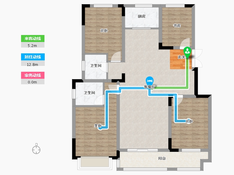 河南省-平顶山市-汝州祥诚公园首府-113.00-户型库-动静线