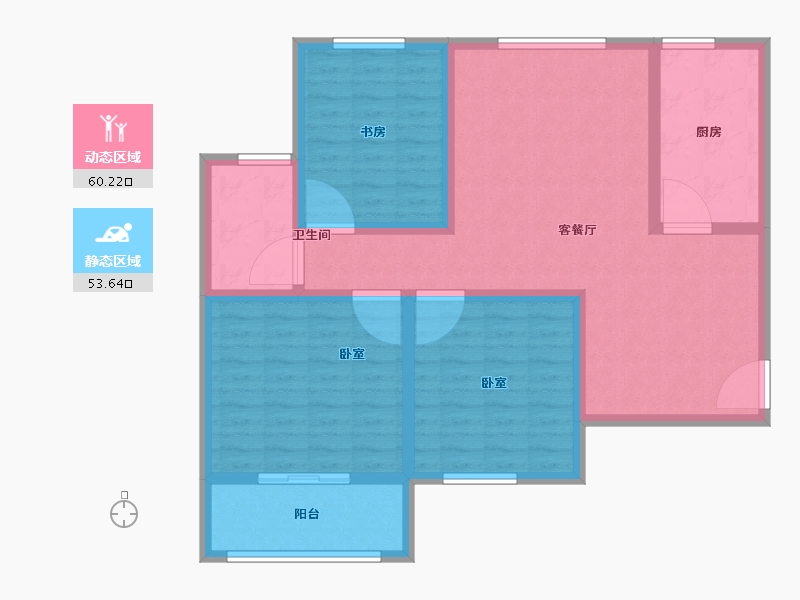 山东省-济宁市-金悦国际-102.00-户型库-动静分区