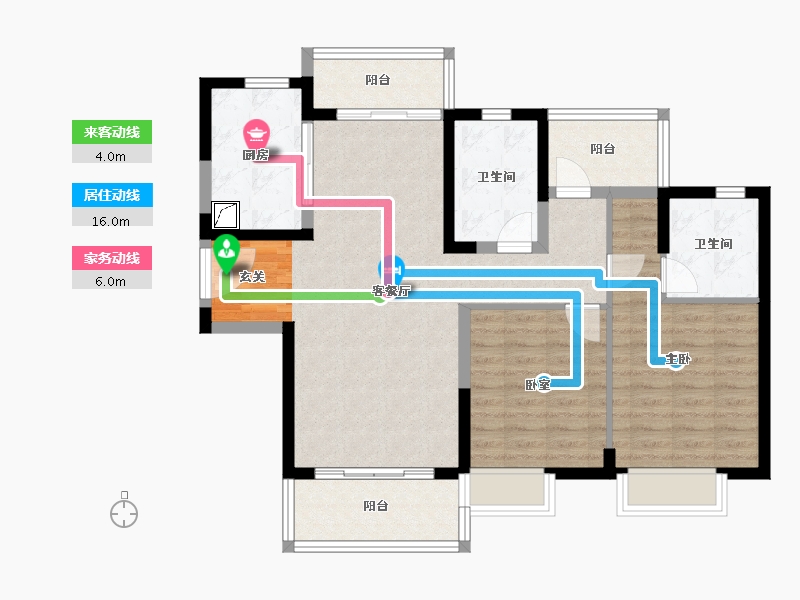 广东省-惠州市-保利天汇-95.01-户型库-动静线