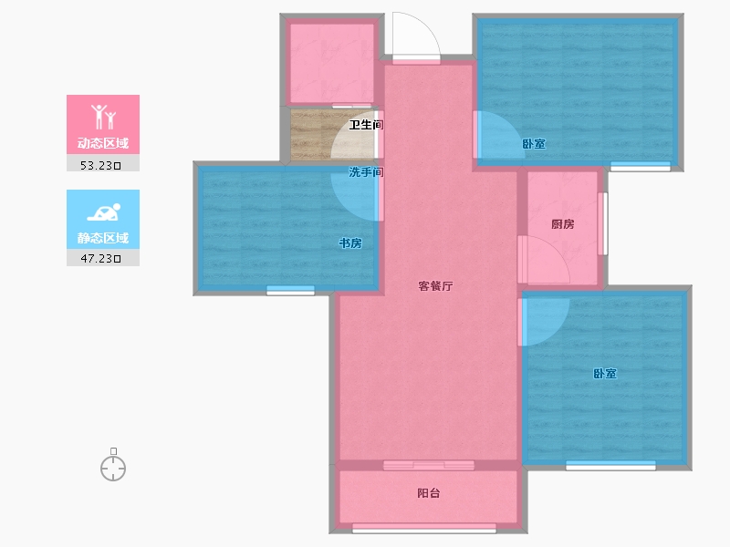 山东省-济宁市-金悦国际-93.00-户型库-动静分区