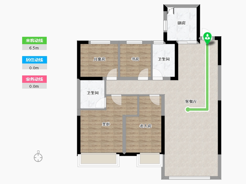 吉林省-长春市-保利云上-97.15-户型库-动静线